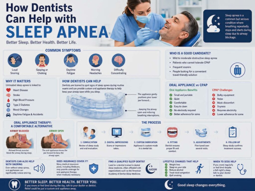 How Dentists Can Help with Sleep Apnea: A Practical Guide to Better Sleep and Better Health