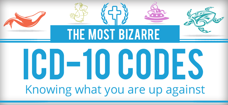 The Most Bizarre ICD-10 Codes (Infographic)